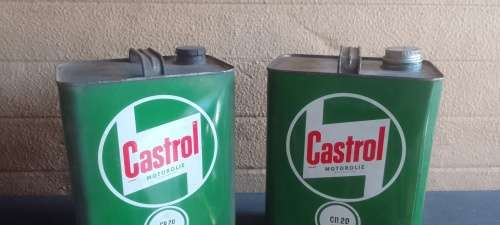 vintage castrol oil can